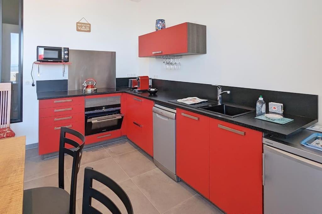 Appartement Pour 3 Personnes Sur La Plage Les Pieds Dans Leau Plonévez-Porzay Exteriér fotografie