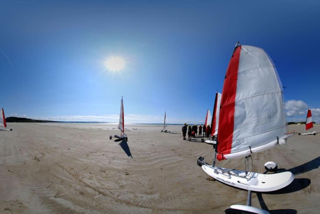 Appartement Pour 3 Personnes Sur La Plage Les Pieds Dans Leau Plonévez-Porzay Exteriér fotografie