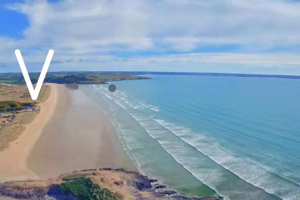 Appartement Pour 3 Personnes Sur La Plage Les Pieds Dans Leau Plonévez-Porzay Exteriér fotografie