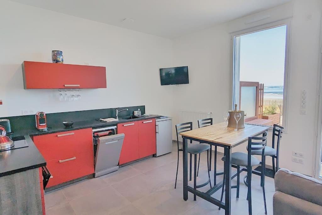 Appartement Pour 3 Personnes Sur La Plage Les Pieds Dans Leau Plonévez-Porzay Exteriér fotografie